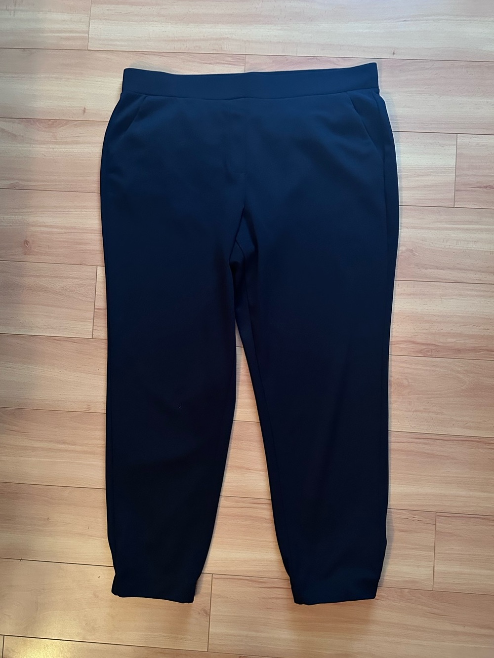 TALL XLT Jogger Tapered Trousers LOFT Black Slide-on Waist Classic